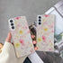 J.west Galaxy S21 5G 6.2" Case, Luxury Sparkle Glitter Opal Design, Soft Silicone Slim TPU Protective Cover for Women