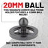 Bulletpoint Dash Mount Magnetic Cell Phone Holder, Compatible with MagSafe iPhone Smartphones