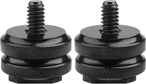 Camera Hot Shoe Mount to 1/4"-20 Tripod Screw Adapter Flash Shoe Mount