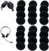 xieyaxie 24 Pack 55MM Black Headphone Earpads Replacement Cushions | Soft Headset Ear
