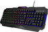 msi GK100 Forge US - Membrane Keyboard, RGB, Ergonomic, Anti-GHOSTING, Angle-Adjustable (Black)