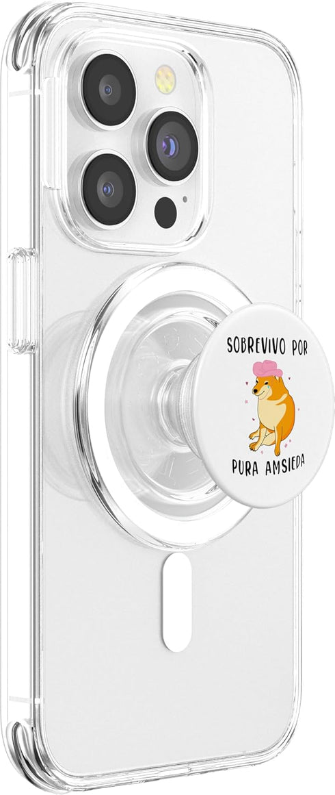 Sobrevivo Por Pura Ansiedad PopSockets MagSafe PopGrip for iPhone