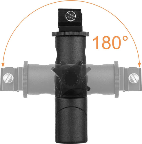 2Pack Anwenk Speedlite Mount Swivel Light Stand Bracket with Umbrella Holder for Nikon Canon Pentax Olympus DSLR