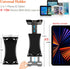 Peastrex Adjustable iPad Holder for Mic Stand, Rotatable Tablet Phone Mount with Super Handle Clamp for 4 to 13.5inch