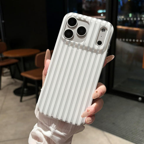 Jmltech 17 for iPhone Pro Max Case Striped Phone Cases Cute Women Girly Trendy Shockproof Slim Soft TPU and Hard PC