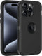 iPhone 15 Pro Case - Heavy Duty, Full Body Rugged, Built-in Screen Protector, Shockproof, Dustproof, Black, 6.1”