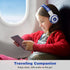 SIMOLIO Headphones Kids - Headphone for School with Cord, 75dB,85dB,94dB Volume Limited, Foldable On-Ear Headphone with Microphone for Child/Toddler/Teen/Youth Boys Girls/Tablet/Airplane/Travel (Grey)
