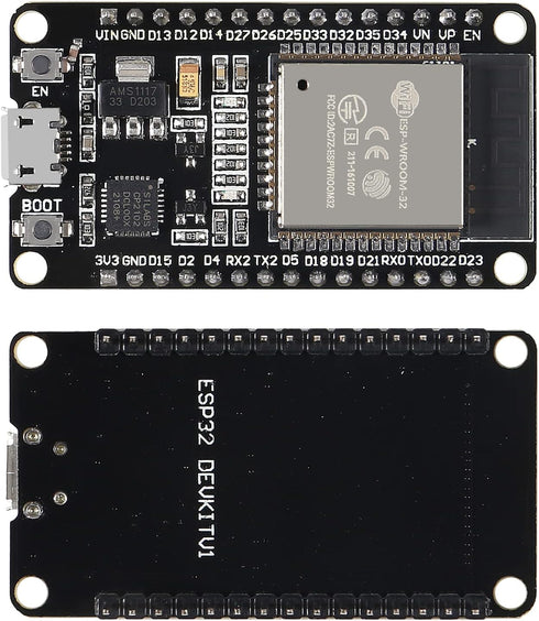 AITRIP 2 Sets ESP-WROOM-32 ESP32 Development Board CP2102 WiFi+Bluetooth Ultra-Low Power Dual Core for Arduino