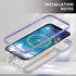 iPhone XR Case, Clear Anti-Scratch Reinforced Corner Protective Phone Case, Hard PC+Soft TPU Shell 3in1 Slim Flexible