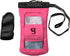 geckobrands Float Phone Dry Bag with Arm Band, Pink - Floating Watertight Dry Bag Phone Pouch, Fits Most iPhone and