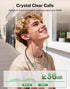 6.0 35H IPX5 Headset Neckband Bluetooth Headphones, Wireless Bluetooth Earbuds with Microphone, Comfortably Light, Deep