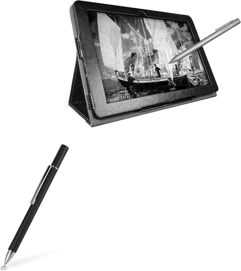 BoxWave Stylus Pen - FineTouch Capacitive Stylus for Simbans PicassoTab 10 - Jet Black