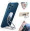 Foldable Cell Phone Stand for Desk - Adjustable Ring Holder Kickstand for Office & Magnetic Car Mount