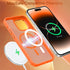 BENTOBEN iPhone 14 Pro Case - Slim Fit Shockproof, Translucent Matte, Magsafe Compatible, Orange, for 6.1" iPhone 14