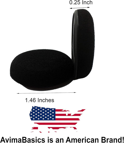 HW540 EncorePro Ear Pads by AvimaBasics | Premium Replacement Earpads for Plantronics HW530, HW540D, HW545 Headsets