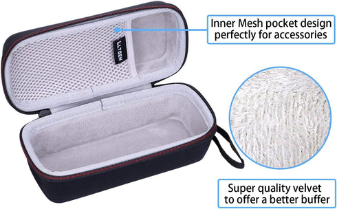LTGEM EVA Hard Case for JBL FLIP 5 or FLIP 6 Waterproof Portable Bluetooth Speaker, Travel Protective Bag