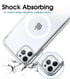 amCase Cellular Phone Case - Compatible with MagSafe, iPhone 11 Pro Max (6.5"), Shock-Absorbent, Clear