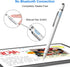 NTHJOYS 2 in 1 Rechargeable Digital Pen, Fine Point Stylus for iPhone/iPad Pro/Mini/Air/Samsung Touch Screens