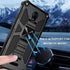 Ailiber Case for Cricket Icon 2, with Screen Protector, Rugged Full Body Protective Cover for Icon 2, Black