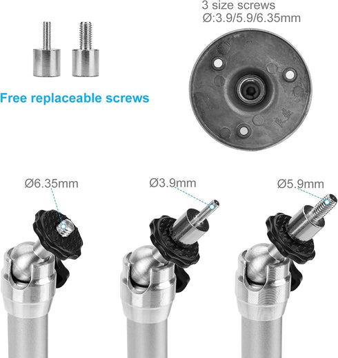 Mini Ceiling Wall Projector Mount Stand Compatible with QKK, DR.J, DBPOWER, Anker, VANKYO, and Most Mini Projectors