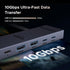UGREEN 6 1 10Gbps 4K 60Hz 100W Revodok Pro USB-C Hub in HDMI, Power Delivery for MacBook Pro/Air, iPad Pro, Thinkpad