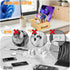 Acshio Bamboo Charging Station for Multi Devices, Small Desktop Docking Stand, Cell Phone Docking Station Charger