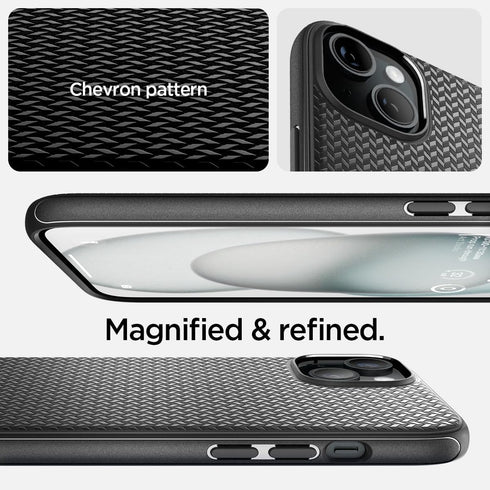 Spigen MagFit Mag Armor Case for iPhone 15 - Military-Grade Protection, MagSafe Compatible, Matte Black (2023)