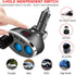 Car Charger, 120W 3-Socket Cigarette Lighter Power Adapter with Dual USB and LED Voltage Display