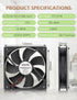 120mm 25mm 5V 3 x DC Brushless USB PC Case DVR CPU Cooling Fan with Speed Controller for WiFi Modem Cabinet Xbox DVR