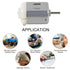 DWEII 20pcs 130 3V -12V 25000 Micro DC Motor Strong Magnetic Brushed Electric DC RPM Cars Toys, High Speed Torque DIY
