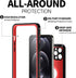 BEASTEK NRE Series iPhone 12 Pro Waterproof Case, Shockproof Dustproof IP68 with Built-in Screen Protector