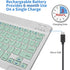 Portable Mini Wireless Bluetooth Keyboard for Apple iPad, iPhone, Samsung Tablet, Kindle Fire HD 10/8
