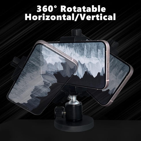 Heavy Duty Gym Magnetic Phone Mount Holder, Cell Phone Clamp for Ferrous Metal Surfaces, Designed for Gym, Motorcycles,