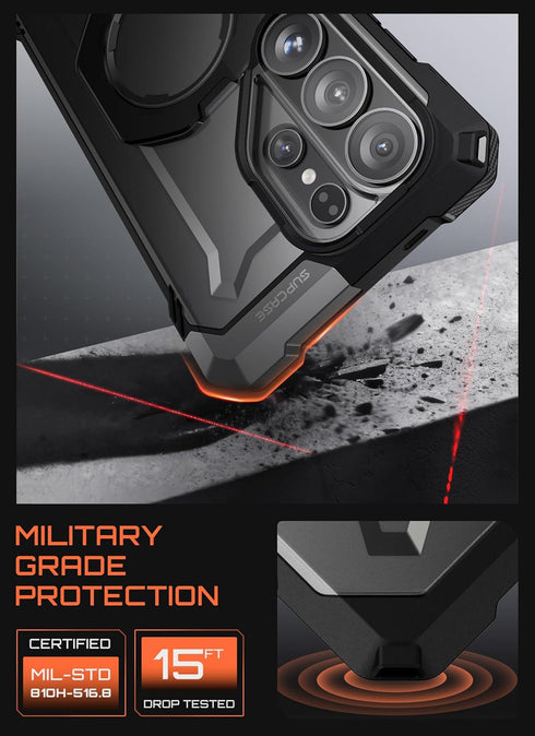 SUPCASE S26 S26 6.9 Inch, for Samsung Galaxy Ultra Case with Kickstand (Unicorn Beetle Grip), [Wireless Charge