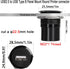 QIANRENON USB2.0 to USB B Threaded Fixed Printer Adapter, USB2.0 Female to USB Type B Female Panel Mount
