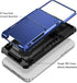 Vofolen Wallet Case for iPhone 13 Pro Max, 4-Card Holder ID Slot, Anti-Scratch Dual Layer Hybrid TPU, Navy