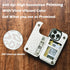 uCOLOR Compatible with iPhone 13 Pro Wallet Case with Card Holder Slots, Marble Flip Leather RFID Kickstand Cover