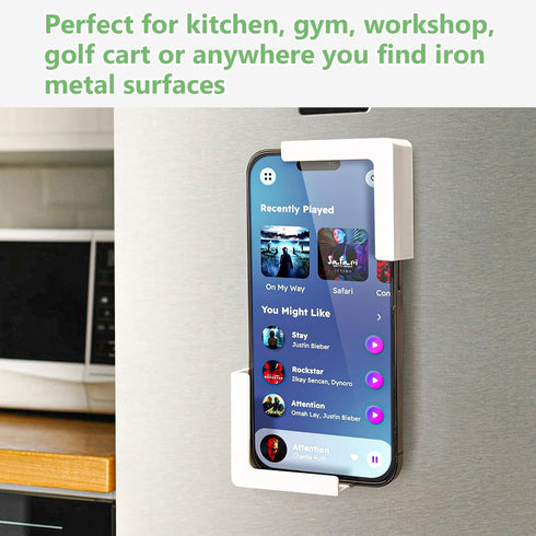 Magnetic Phone Holder for Fridge, Magnetic Mount Suitable for Phone and Pad