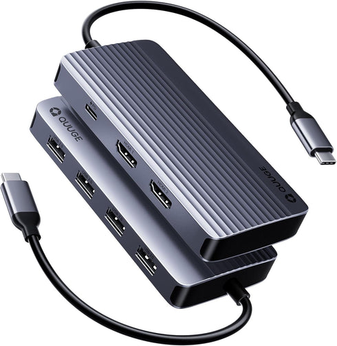 QUUGE Docking Station Dual Monitor 2 HDMI, 7 in 1 USB C Hub