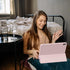 kenke 11/10th 11/10.9 inch 2025 A16/2022, for iPad Gen Case with Pencil Holder Soft TPU Back Shell Hybrid Slim Trifold