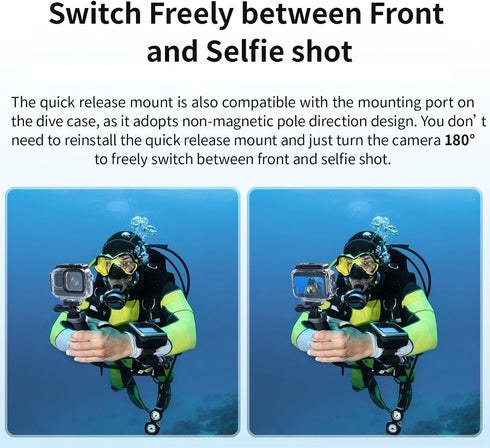 Waterproof Case for Insta360 Ace Pro Action Camera, 60M/197FT Diving Housing Cover Shell