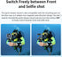 Waterproof Case for Insta360 Ace Pro Action Camera, 60M/197FT Diving Housing Cover Shell