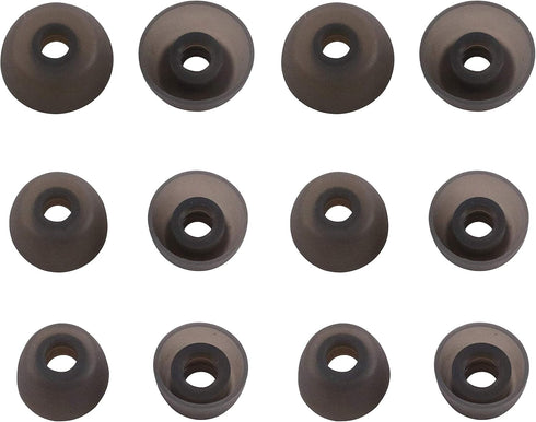 Rayker Replacement Ear Tips for Jabra Elite 65t/Active - Soft Silicone Earbud Covers, 6 Pairs (Gray)
