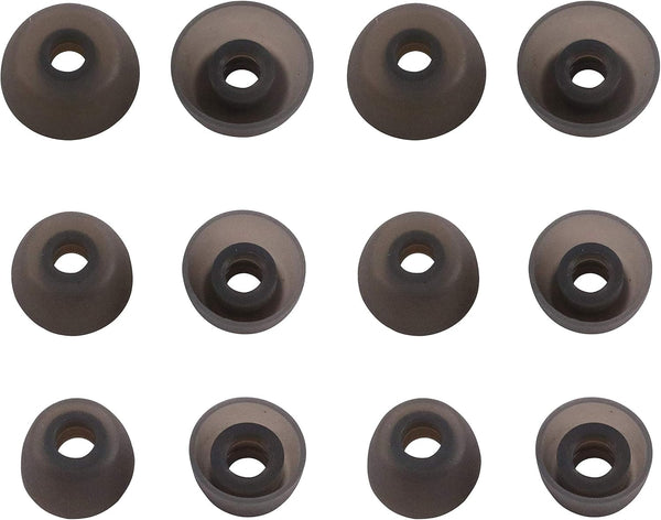 Rayker Replacement Ear Tips for Jabra Elite 65t/Active - Soft Silicone Earbud Covers, 6 Pairs (Gray)