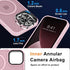 iPhone 13 Pro Max Case MOCCA Strong Magnetic, Slim Thin Shockproof Cover with Glass Screen Protector & Camera Lens