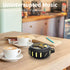 EBODA Waterproof Bluetooth Speaker - IP67 Shower Speaker with LED Light, Portable for Travel, Beach, Black Golden