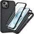 SunStory Magnetic for iPhone 15 Case with HD Screen Protector, Compatible with MagSafe,