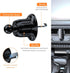 KVAEY 360 Car Phone Holder Mount, Durable Anti-Slip Car Cellphone Holder with a Metal Hook, Rotatation Elasticity