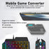 Gaming Keyboard and Mouse Converter, Bluetooth 5.0 Mobile Game Set, Adjustable Fast Charging, Long Battery Life,