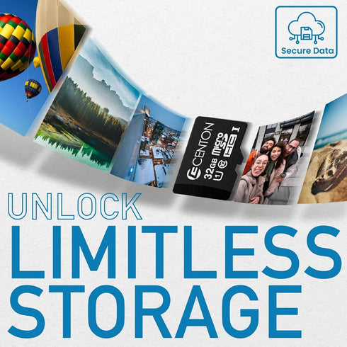 Centon Electronics Class 10 Micro SDHC, Ultimate Memory Card for Phones, Tablets, Cameras, 32GB